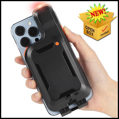 Bluetooth Barcode Scanner QR 1D 2D Back Clip Phone Reader 3000mAh Batt Wireless 