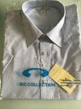 Biz Collection Men Short Sleeve Shirt S120MS Dark Blue Size 2XL BNWT RRP 59