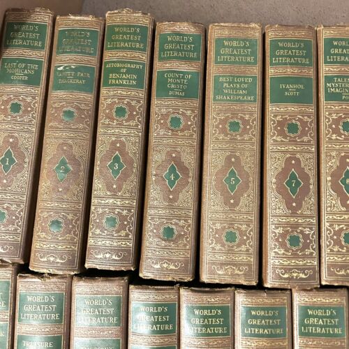 World's Greatest Literature 1936 Spencer Press Complete 20 Vol Set - Bild 2 von 14