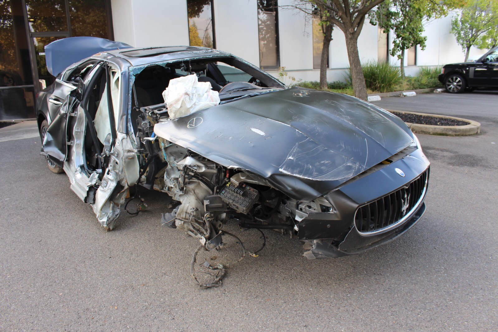 2014 Maserati Quattroporte, LH, Rear Window Regulator, No Motor, Used, 670009818