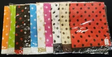 Scarves-lightweight, great colors, polka dot.