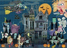 500-Piece Halloween Jigsaw Puzzle for Kids and Adults - Spooky Puzzles to Build