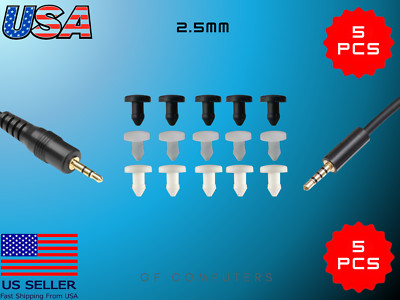 5x Silicone Dustproof Plug Caps for 2.5mm Audio Port Liquid Proof Covers