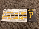 1996 PITTSBURGH PIRATES’ Pocket Schedule (unfolded) - Sponsored by Giant Eagle — photo 1