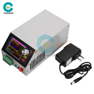 DC 12V 2.4 Inch Color Screen CNC Electronic Load Tester DC 0~150V 20A 150W NTC