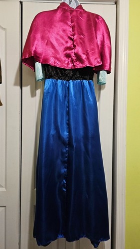 Disney Frozen Traveling Anna Costume Disguise Halloween Women Teen Adult Party S - Picture 6 of 8