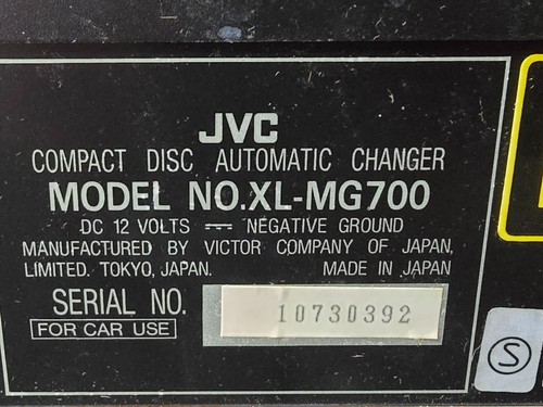 Vintage JVC XL-MG700 6 CD Car Changer NEW OLD STOCK - Picture 17 of 18