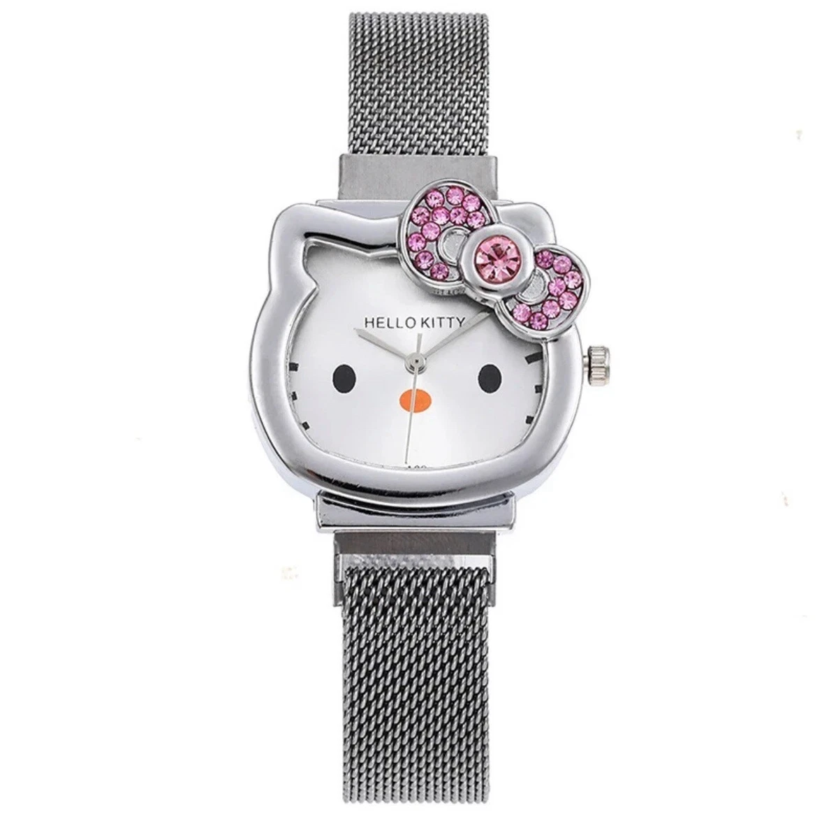 Hello Kitty Stainless Steel Band Stainless Steel Case 