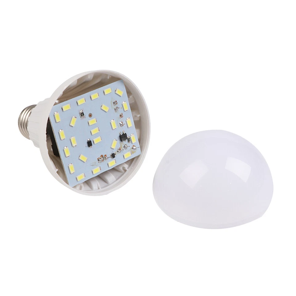 1/2/5pc Outdoor Home Emergency Rechargeable Light Bulb E27 9W/12W LED Light Bulb - Image 4 of 4