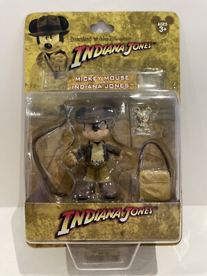2008 Walt Disney World Themenpark EXKLUSIVE Indiana Jones Mickey Mouse 3 Zoll Figur
