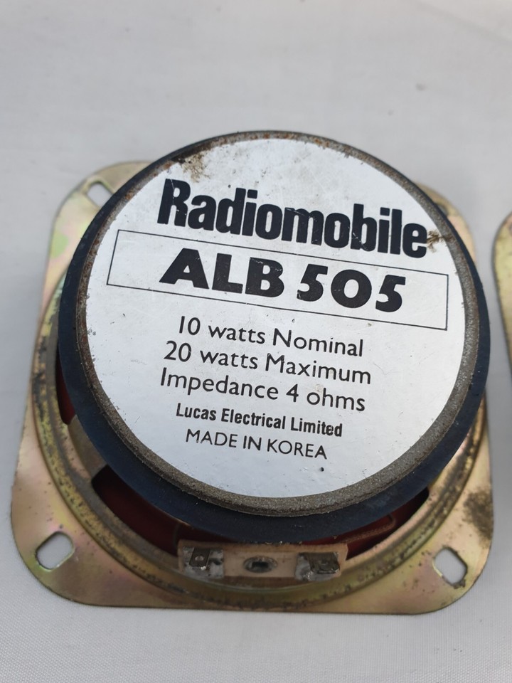 Vintage Radiomobile ALB575 Car Radio Door Speakers UNTESTED eBay