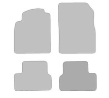 Fußmatten-Set für Chevrolet Cruze (2009-2016) Hit anthrazit