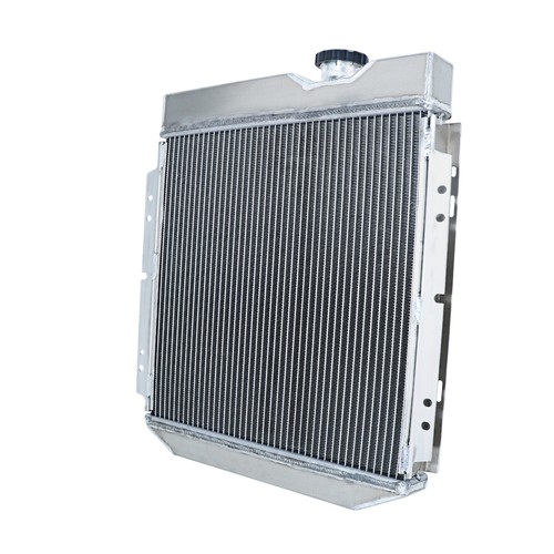 4 Row Aluminum Radiator For 1960-1966 1961 Ford Mustang Falcon Mercury Comet V8 - Foto 10 di 16