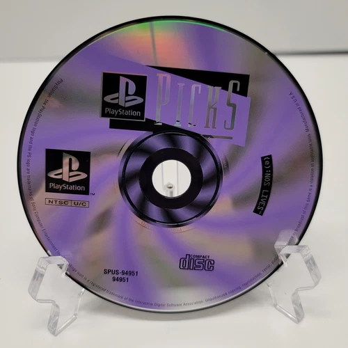 Sony Playstation Picks Demo Disc CD Purple PS1 - Tested Disc Only - Multi Games