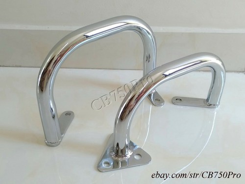 1969-1976 Honda CB750K CB750 Super Sport Chrome Engine Guard Highway Crash Bars. - Picture 2 of 12