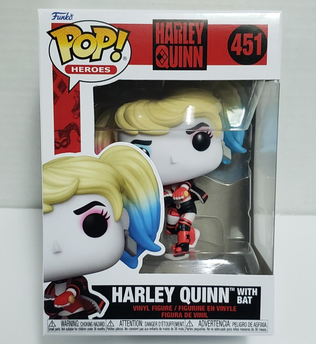 Funko Pop! Heroes: DC - Harley Quinn with Bat - Figurine en Vinyle à Collectionner - Idée de Cadeau - Produits Officiels - Jouets pour Les Enfants et Adultes - Comic Books Funko Pop! Heroes: DC - Harley Quinn with Bat - Figurine en Vinyle à Collectionner - Idée de Cadeau - Produits Officiels - Jouets pour Les Enfants et Adultes - Comic Books