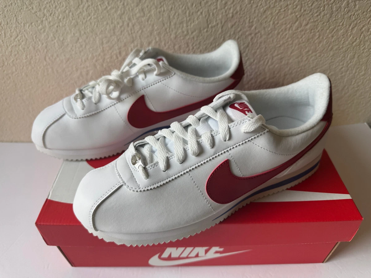 Nike Cortez \'72 Leather “White Red/Forrest Gump” 2024 Nike Cortez “Forrest Gump” Red White Blue | Mercari main image 4