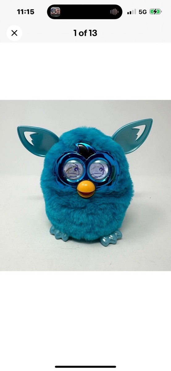 Furby Boom Special Edition Blue Metallic Chrome Hasbro Furby Boom Special Edition Blue Metallic Chrome Hasbro