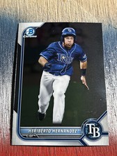 2022 Bowman Chrome Heriberto Hernandez Tampa Bay Rays #BCP-143