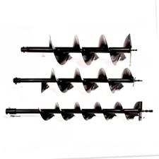 3pc 4"6" 8" Drilling Bit For Garden Gas Power Earth Auger Post Fence Hole Digger
