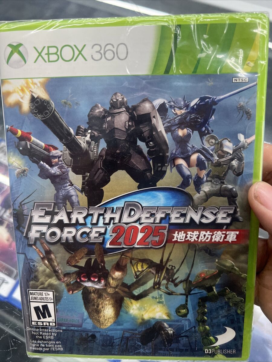 Jogo Xbox 360 Raro Earth Defense Force 2025 Usado Orginal - Power