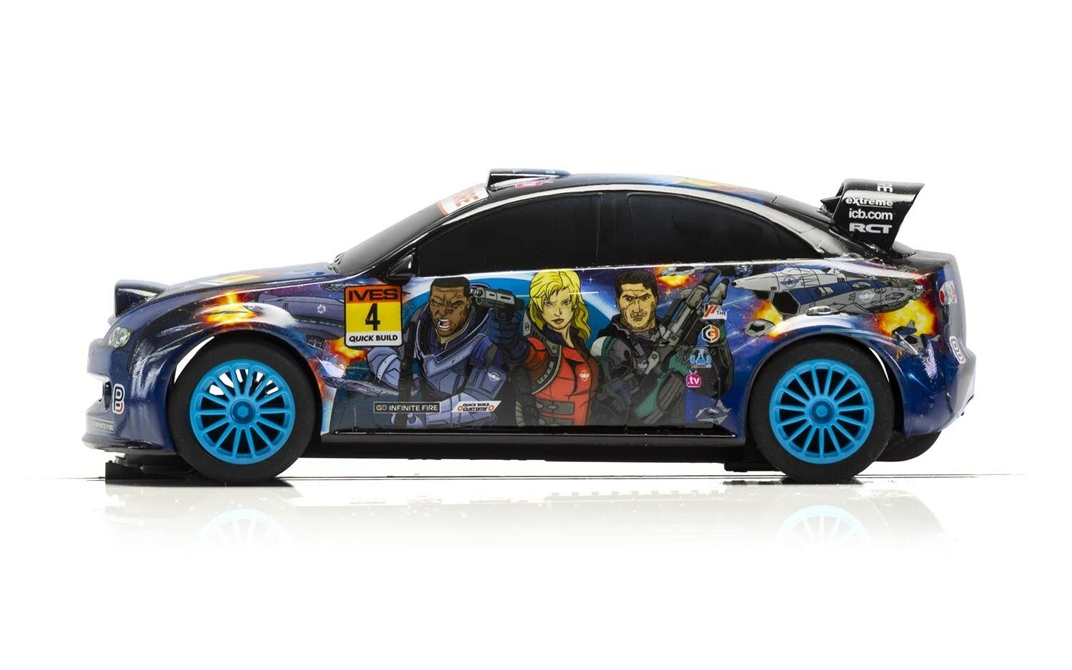Scalextric C3962 Rally Team No.4 Space Comic Book - Slotcar 132