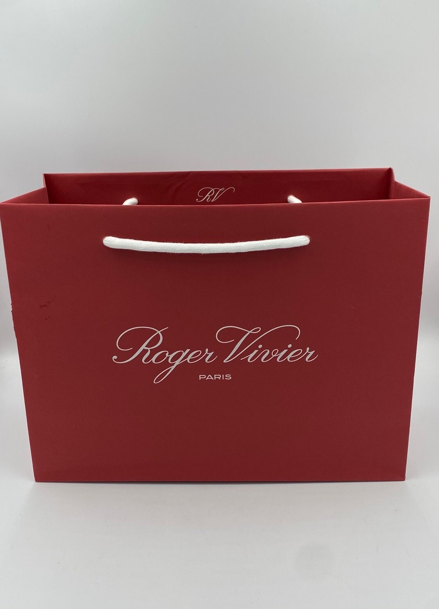 New Roger Vivier Women's Shoe Box with Shopping Bag, Dust New Roger Vivier Women's Shoe Box with Shopping Bag, Dust