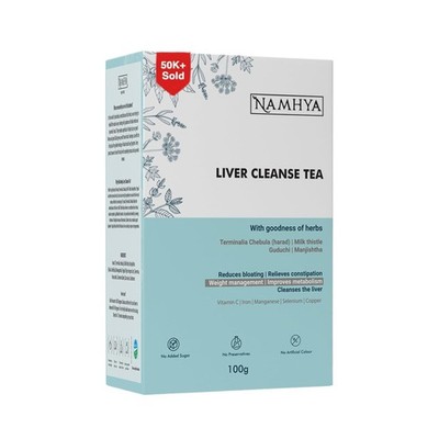 Namhya Liver Cleanse Tea | Liver Detox  Ayurvedic Indian Herbs 3.53 oz (100 gram