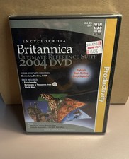 New Encyclopedia Britannica 2004 Ultimate Reference Suite CD Dictionary SEALED