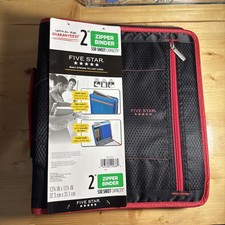Five Star 2 Zipper Binder 530 Sheet Capacity New With Tags