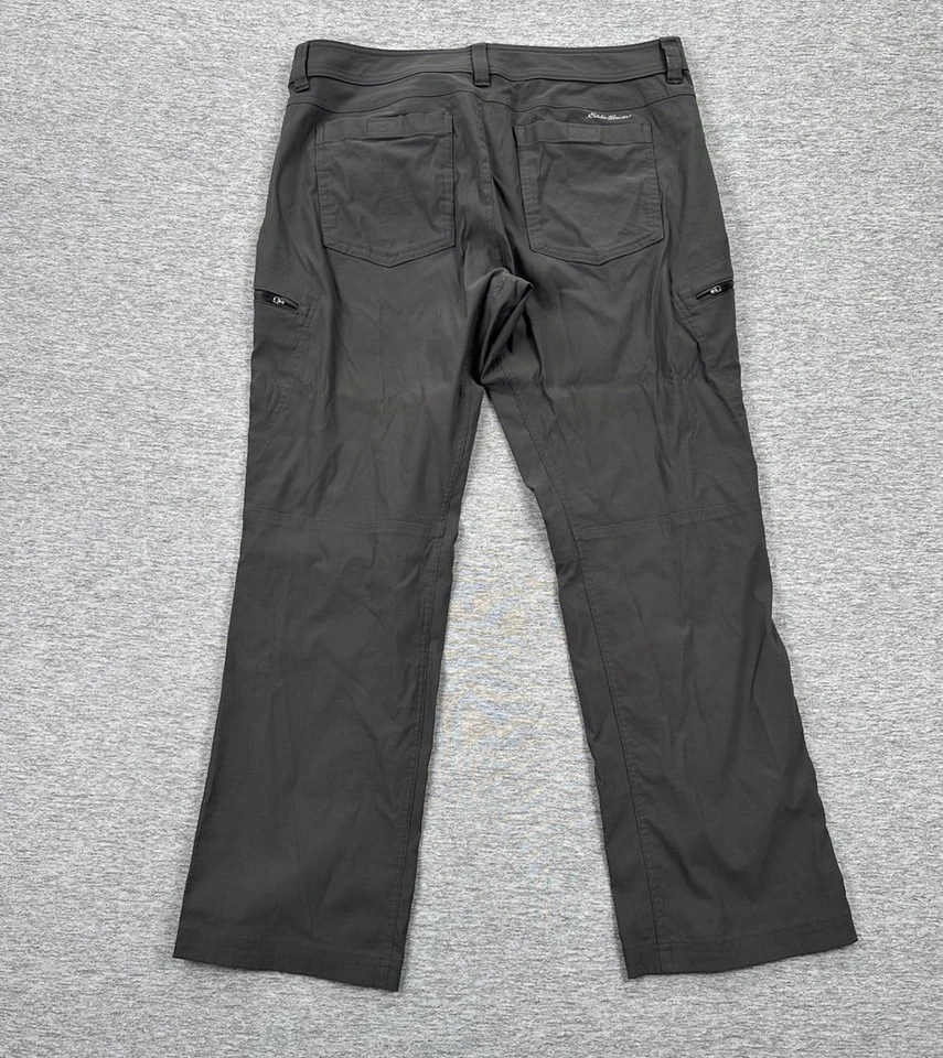 Брюки мужские Eddie Bauer 34x30 серые первое восхождение прямые эластичные для походов на открытом воздухе - Изображение 2 из 4