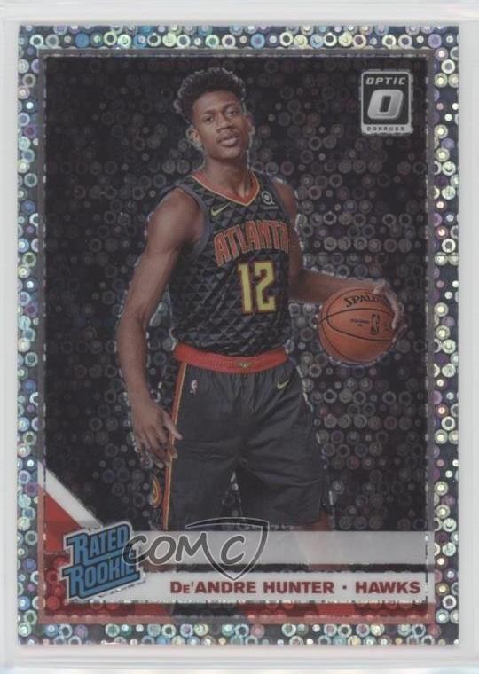 2019 Panini Donruss Optic Rated Rookie Fast Break Prizm De'Andre Hunter #198 7i2