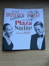Plaza Suite Programme Signed Sarah Jessica Parker & Matthew Broderick – Savoy