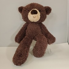 GUND Fuzzy Chocolate Brown Bear 6047546 Plush 13  Lovey Floppy confy.