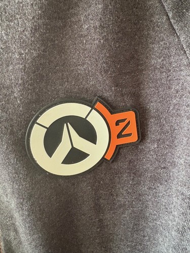 Blizzard Entertainment OVERWATCH TEAM 2 Zippered Grey Jacket MEDIUM NWOT - Picture 3 of 5