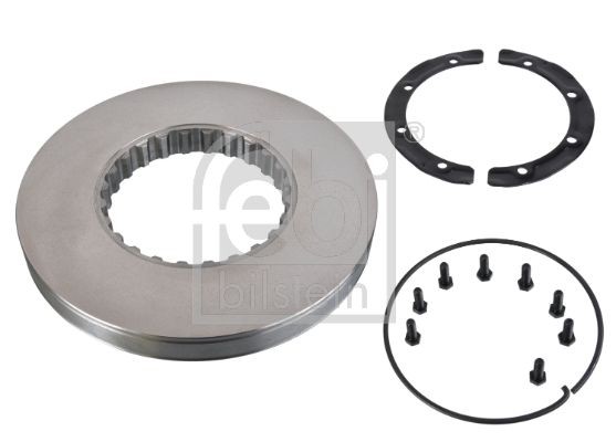 FEBI BILSTEIN 104670 Brake Disc Front Rear Coated Fits VOLVO RENAULT TRUCKS