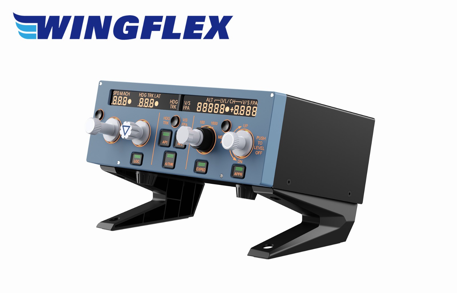 Winglex A320 FCU CUBE FSimGear panneau pilote automatique pour simulateur Xplane P3D