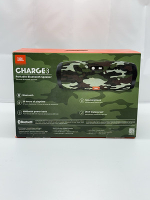 JBL CHARGE 3 CAMOFLAUGE PORTABLE WIRELESS BLUETOOTH SPEAKER | eBay