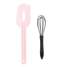 Tupperware Top-Schaber Rosa Teigschaber + Kochblume Schneebesen Anthrazit