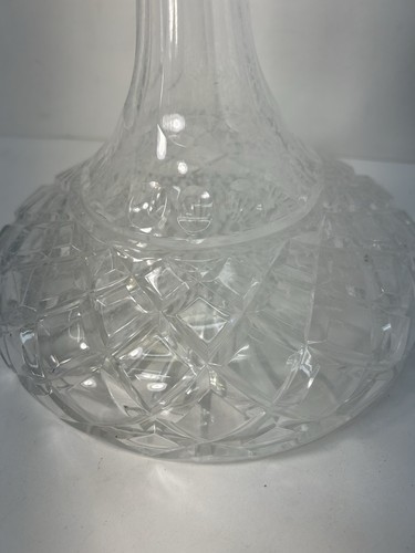 Vintage Crystal Rare Decanter with Stopper Lid - Picture 2 of 10