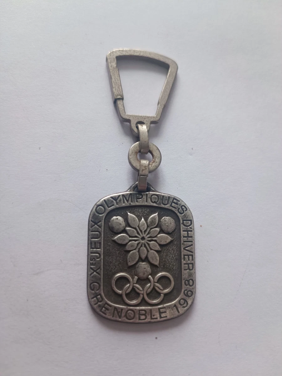 JEUX OLYMPIQUES D'HIVER GRENOBLE 1968 PORTE LETTRES EN CERAMIQUE