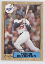 1987 O-Pee-Chee Pedro Guerrero #360 0a1