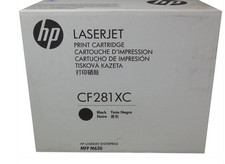 HP CF281XC Black Print Toner Cartridge- sealed cartridge in open box