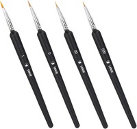 Pinselset Feine Detailpinsel FüR Malen Nach Zahlen 4 StüCk Aquarell ÖL
