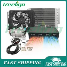 12V DC Air Conditioner Electric Cooling Water Heat Underdash Auto Car A/C Kit