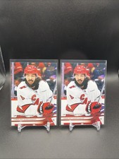 Jalen Chatfield 2025-26 Upper Deck Series 1 Base Card #29 Hurricanes (2) Cards