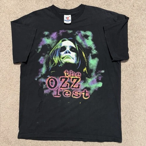 90s Ozzfest Ozzy Osbourne RARE Band Rock Concer 1990s vintage concert t-shirt, vintage, size XL, single stitch, B+ condition