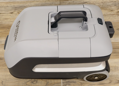 #ad Clarke by Nilfisk VP600 Canister Vacuum DAMAGED IN SHIPPING READ CRACKED BOTTOM $149.95