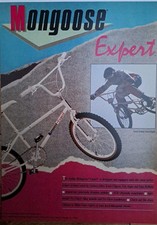 MONGOOSE EXPERT OLD SKOOL RETRO BMX PRINT FREESTYLE.