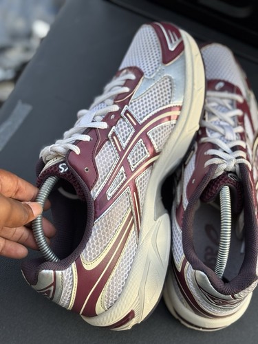 Size 10.5 - ASICS Gel 1130 White Maroon Banner - Picture 9 of 13